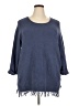 Coldwater Creek 100% Cotton Blue Pullover Sweater Size 2X - photo 1