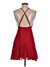 Lulus 100% Polyester Solid Red Cocktail Dress Size XS - photo 2
