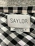 Saylor 100% Viscose Checkered-gingham Gray Casual Dress Size S - photo 7