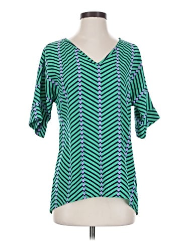 Peach Love Cream California Short Sleeve Blouse (view 1)