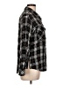 Sanctuary 100% Rayon Plaid Black Long Sleeve Button-Down Shirt Size L - photo 4