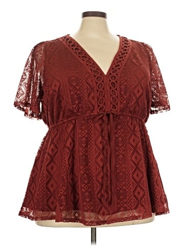 Torrid Short Sleeve Blouse (view 1)
