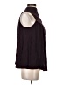 Deletta Solid Burgundy Sleeveless Blouse Size XS - photo 4