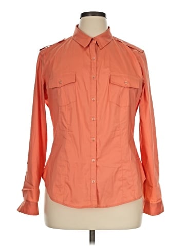 7th Avenue Design Studio New York & Company Long Sleeve Button-Down Shirt (view 1)