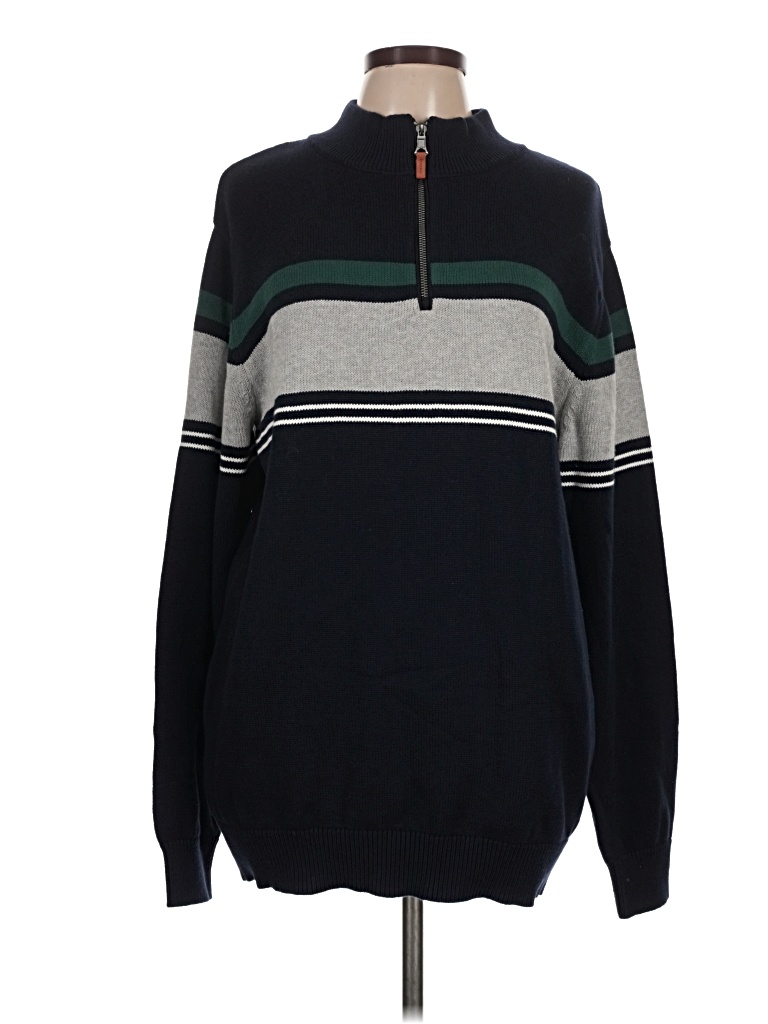 Pre-owned Assorted Brands Pullover Sweater In Blue