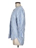 L.L.Bean 100% Viscose Stripes Blue 3/4 Sleeve Blouse Size M (petite) - photo 5