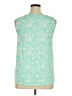 Style&Co Green Sleeveless Blouse Size XL - photo 2