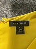 Ann Taylor 100% Polyester Solid Yellow Cocktail Dress Size 0 - photo 7