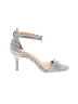 Kelly & Katie Stripes Gray Heels Size 6 - photo 1
