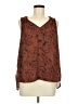 Allison Joy 100% Polyester Brown Sleeveless Blouse Size M - photo 1