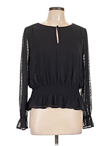 Ann Taylor Long Sleeve Blouse (view 1)