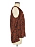 Allison Joy 100% Polyester Brown Sleeveless Blouse Size M - photo 4