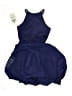 Rare Editions 100% Polyester Argyle Blue Dress Size 12 - photo 2