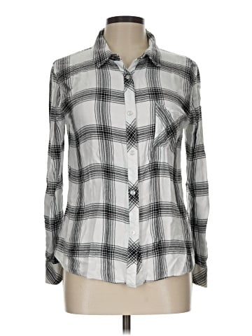 Max & Mia Long Sleeve Button-Down Shirt (view 1)