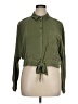 Pilcro 100% Viscose Green Long Sleeve Blouse Size XL - photo 1