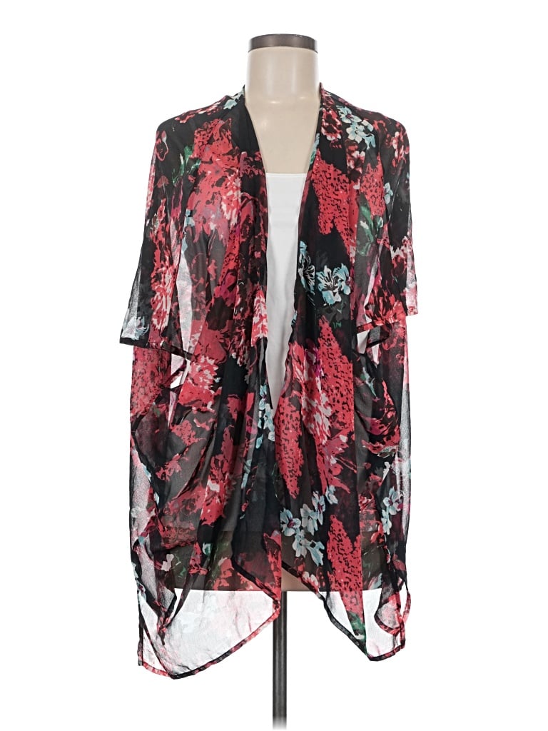 Pre-owned Cejon Kimono In Black