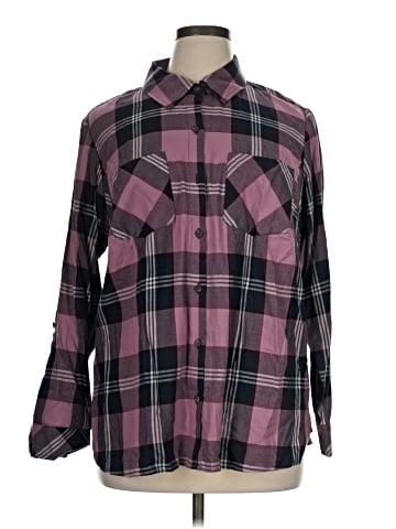 Cj Banks Long Sleeve Button-Down Shirt (view 1)