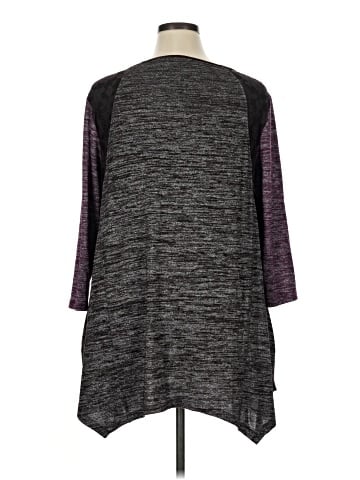 LOGO by Lori Goldstein 3/4 Sleeve Top (view 2)