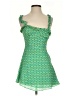 Zara 100% Polyester Hearts Green Cocktail Dress Size S - photo 1