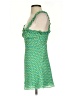 Zara 100% Polyester Hearts Green Cocktail Dress Size S - photo 5