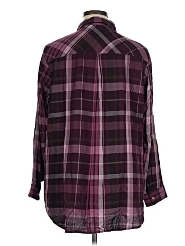 Cj Banks Long Sleeve Button-Down Shirt (view 2)