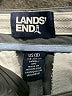 Lands' End 100% Polyester Solid Gray Cargo Pants Size 8 - photo 3