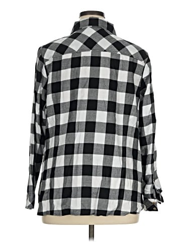 Cj Banks Long Sleeve Button-Down Shirt (view 2)