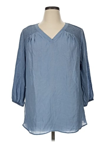 Cj Banks 3/4 Sleeve Blouse (view 1)
