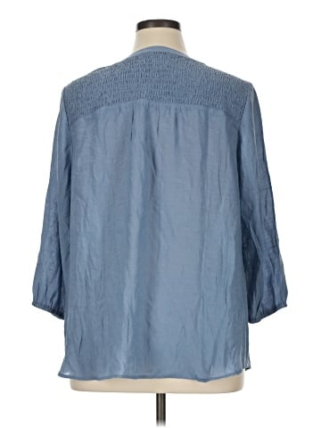 Cj Banks 3/4 Sleeve Blouse (view 2)