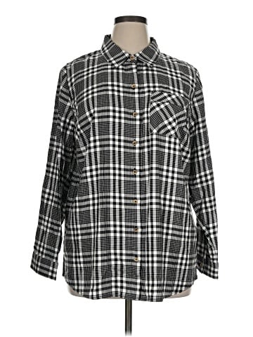 Cj Banks Long Sleeve Button-Down Shirt (view 1)