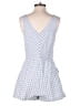 BB Dakota 100% Cotton Checkered-gingham Blue Romper Size 8 - photo 2