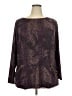 Simonton Says Burgundy Long Sleeve Blouse Size 2X - photo 1