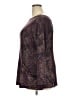 Simonton Says Burgundy Long Sleeve Blouse Size 2X - photo 5