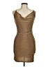 Assorted Brands Metallic Gold Cocktail Dress Size M - photo 1