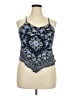 No Boundaries 100% Rayon Blue Sleeveless Blouse Size 3X - photo 1