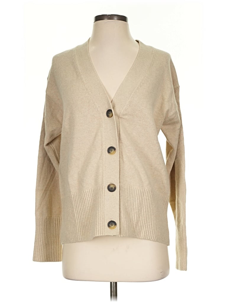 Banana Republic Factory Store Cardigan Sweater In Tan