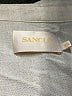 Sancia Metallic Ivory Long Sleeve Blouse Size XS - photo 7