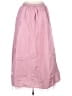 Unbranded 100% Polyester Solid Pink Casual Skirt Size M (estimated) - photo 1