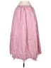 Unbranded 100% Polyester Solid Pink Casual Skirt Size M (estimated) - photo 2