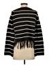W by Worth 100% Cotton Stripes Black Pullover Sweater Size S - photo 2