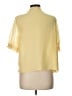 1.State 100% Polyester Yellow Short Sleeve Blouse Size L - photo 2