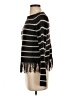 W by Worth 100% Cotton Stripes Black Pullover Sweater Size S - photo 5