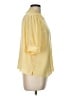 1.State 100% Polyester Yellow Short Sleeve Blouse Size L - photo 4