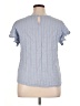 Como Vintage Blue Short Sleeve Top Size XL - photo 2