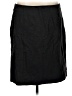 J.Jill Solid Black Gray Casual Skirt Size L - photo 1