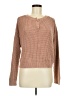 Kendall & Kylie Checkered-gingham Tan Pullover Sweater Size M - photo 1