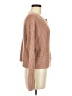 Kendall & Kylie Checkered-gingham Tan Pullover Sweater Size M - photo 4