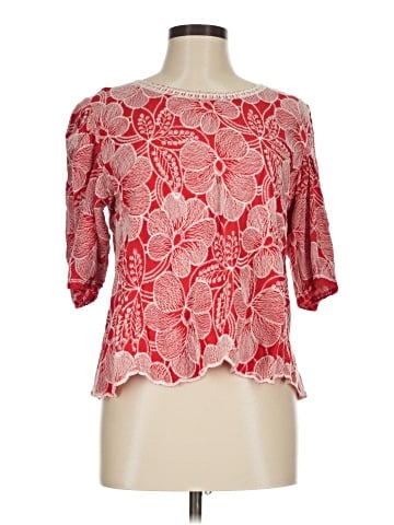 Solitaire 3/4 Sleeve Blouse (view 1)