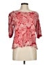 Solitaire Red 3/4 Sleeve Blouse Size M - photo 1