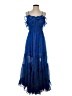 Free People 100% Polyester Stars Blue Cocktail Dress Size S - photo 1